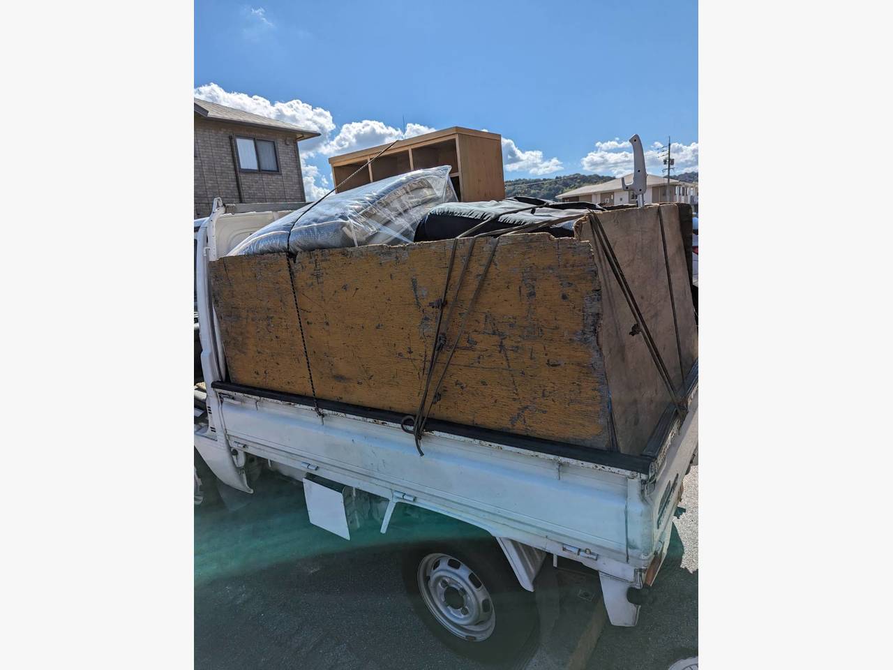 広島市中区に単身の方の引っ越しで出た不用品の回収に行きました♪の施工後画像