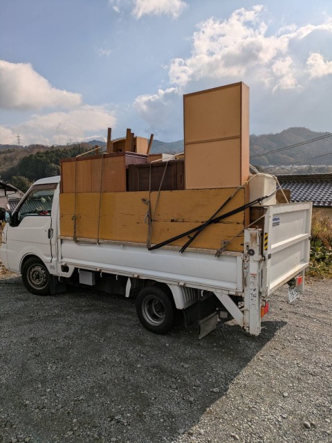 広島市内に引っ越しのための不用品回収に行きました☆の画像