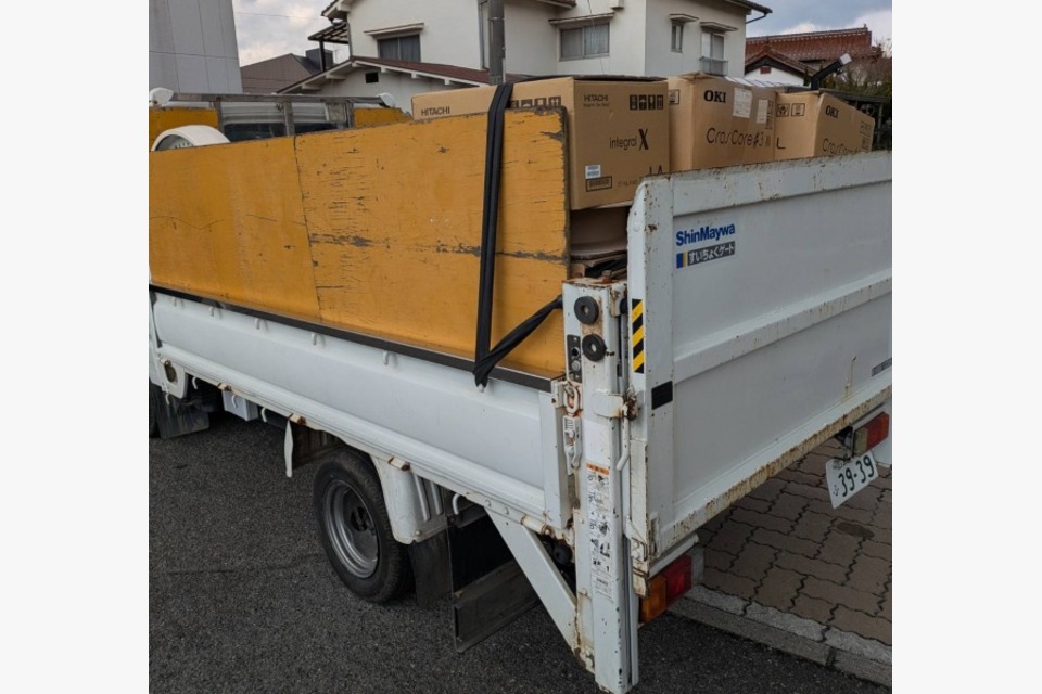 東広島市の倉庫にあった不用品を回収に行きました♪の画像