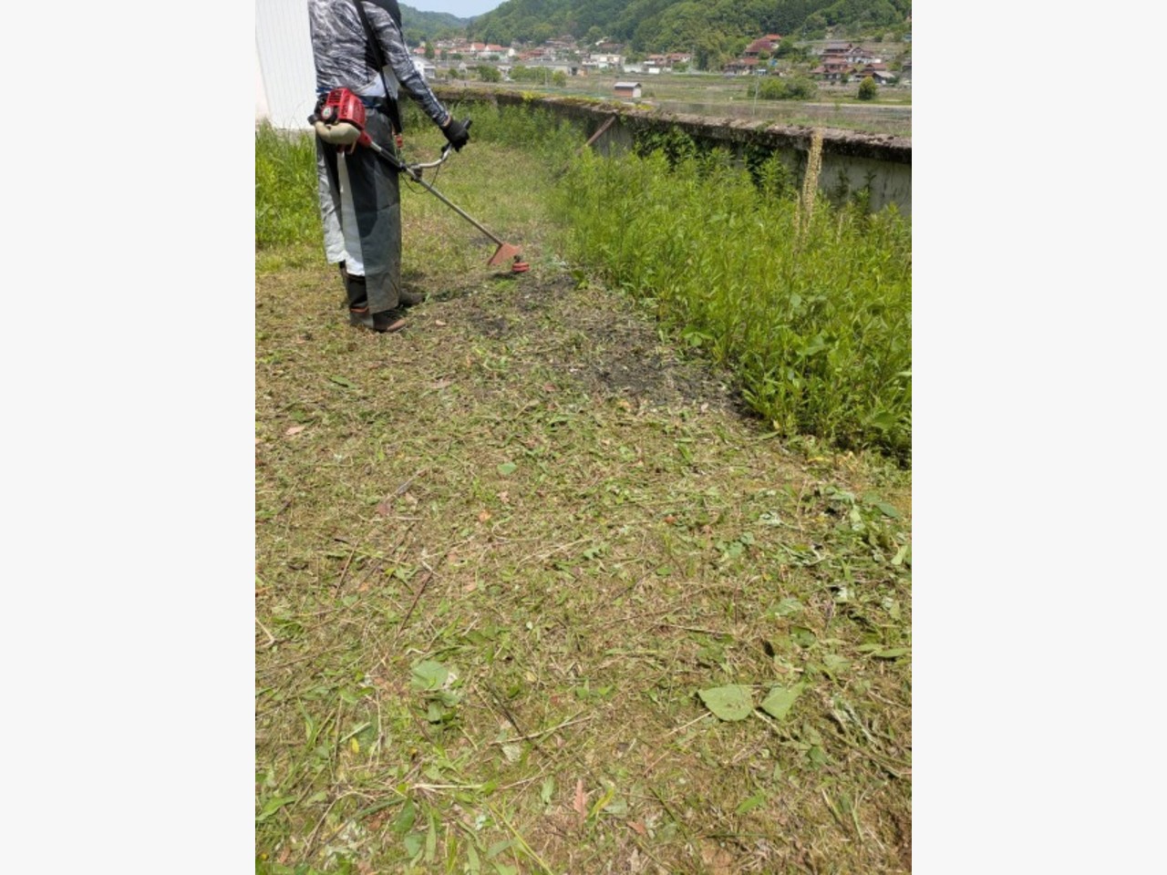 東広島市の空き家の草刈りに行きました☆の施工後画像