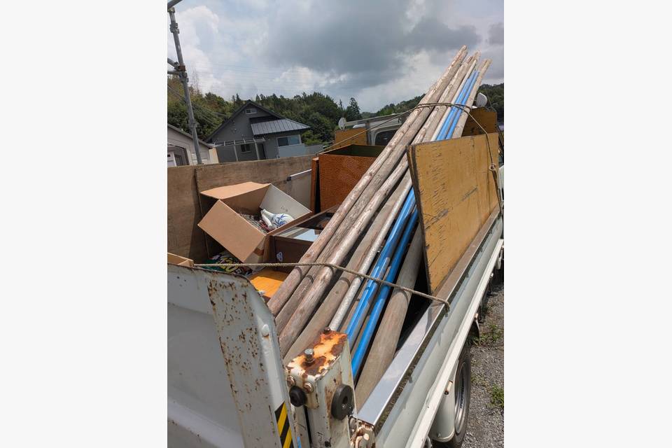 東広島市の納屋の不用品を回収しました☆の画像