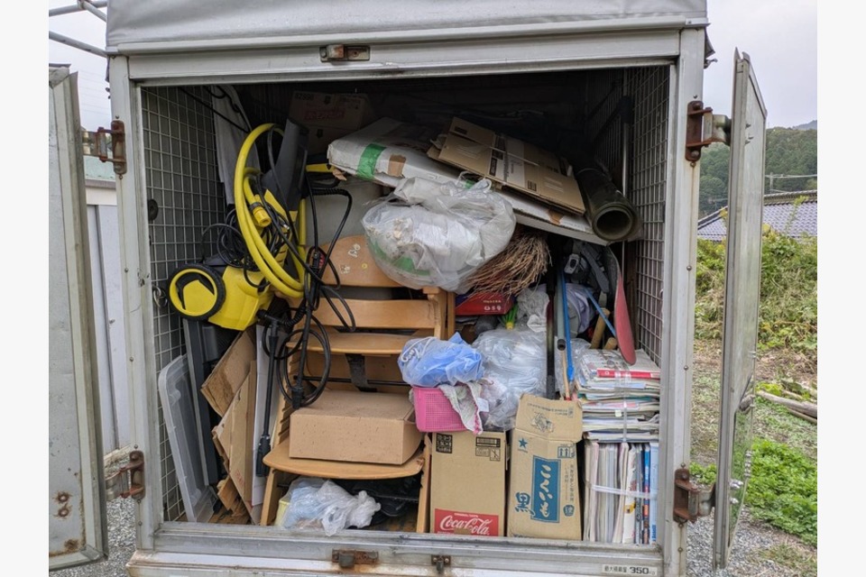 東広島市の自宅の倉庫の不用品を回収に行きました♪の画像
